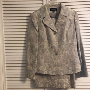 2 piece dress suit ladies jacket and skirt